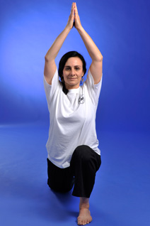 Yoga Aarau. Yoga Lehrerin der Kampfsportschule Aarau Karin Lüscher