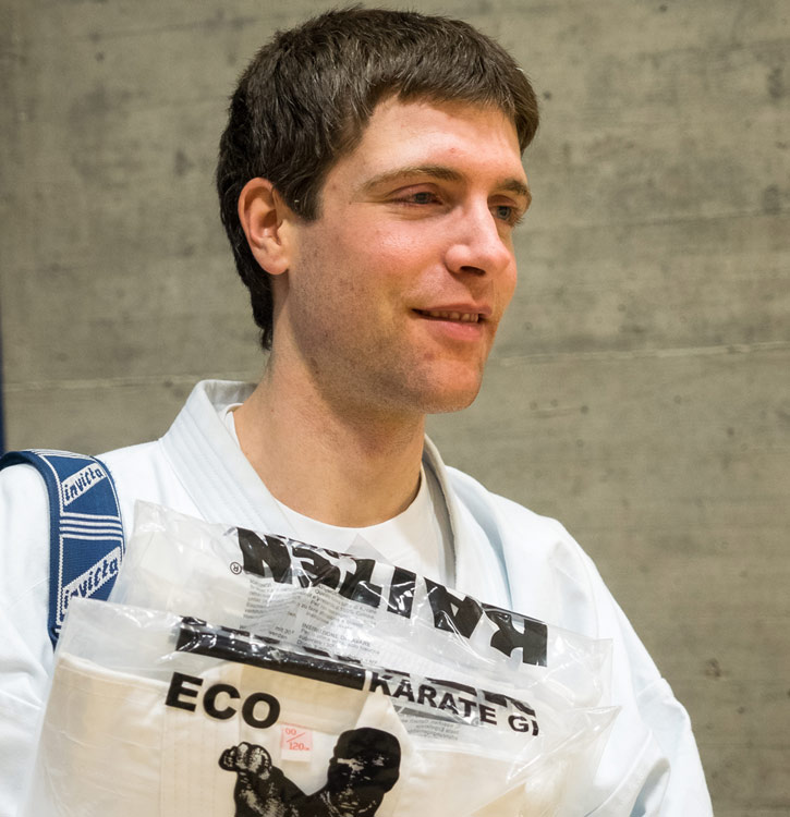 Karate- und Kampfsport-Lehrer Michael Waldmeier aus Aarau ist Tierarzt. 