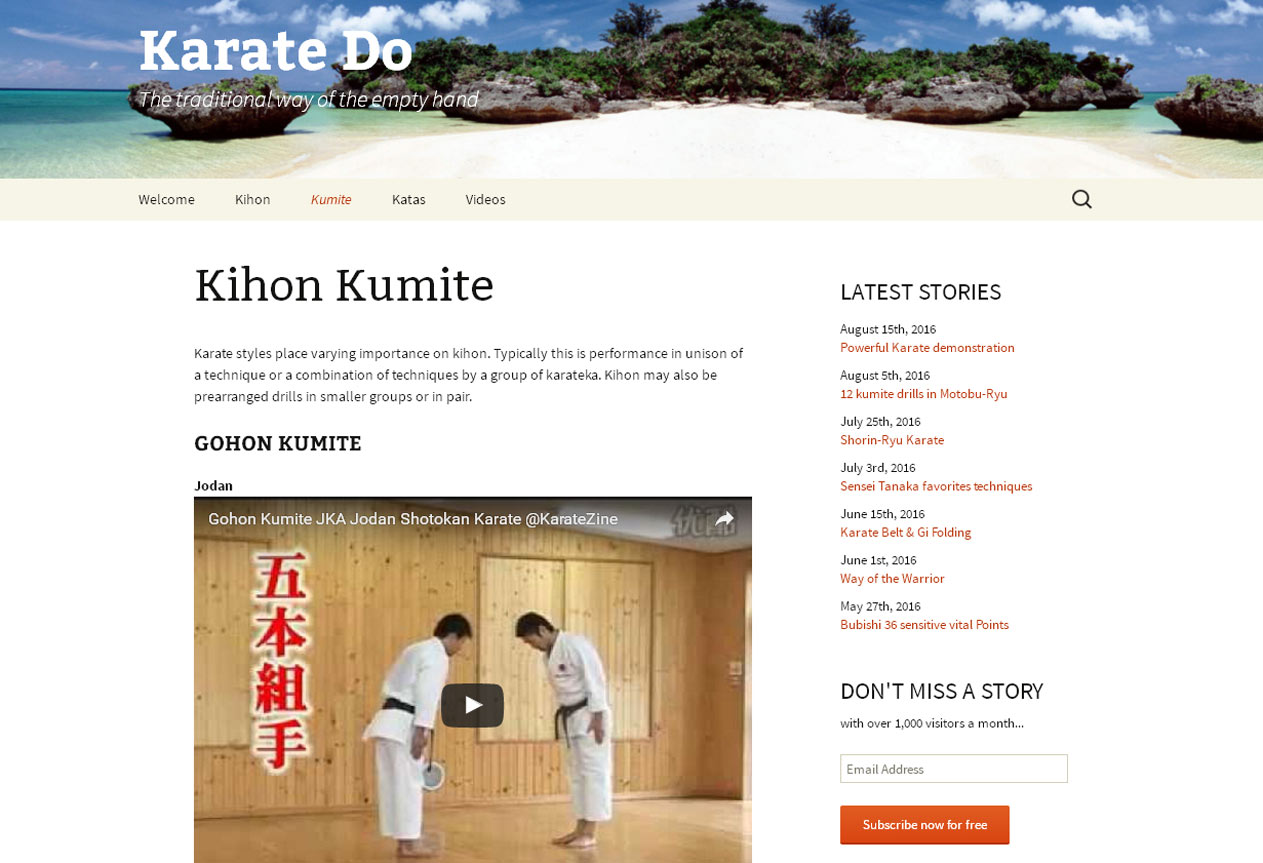 Karate Gohon Kumite Shotokan