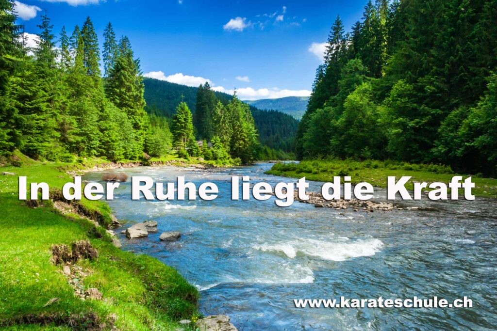Meditation in Aarau. In der Ruhe liegt die Kraft.