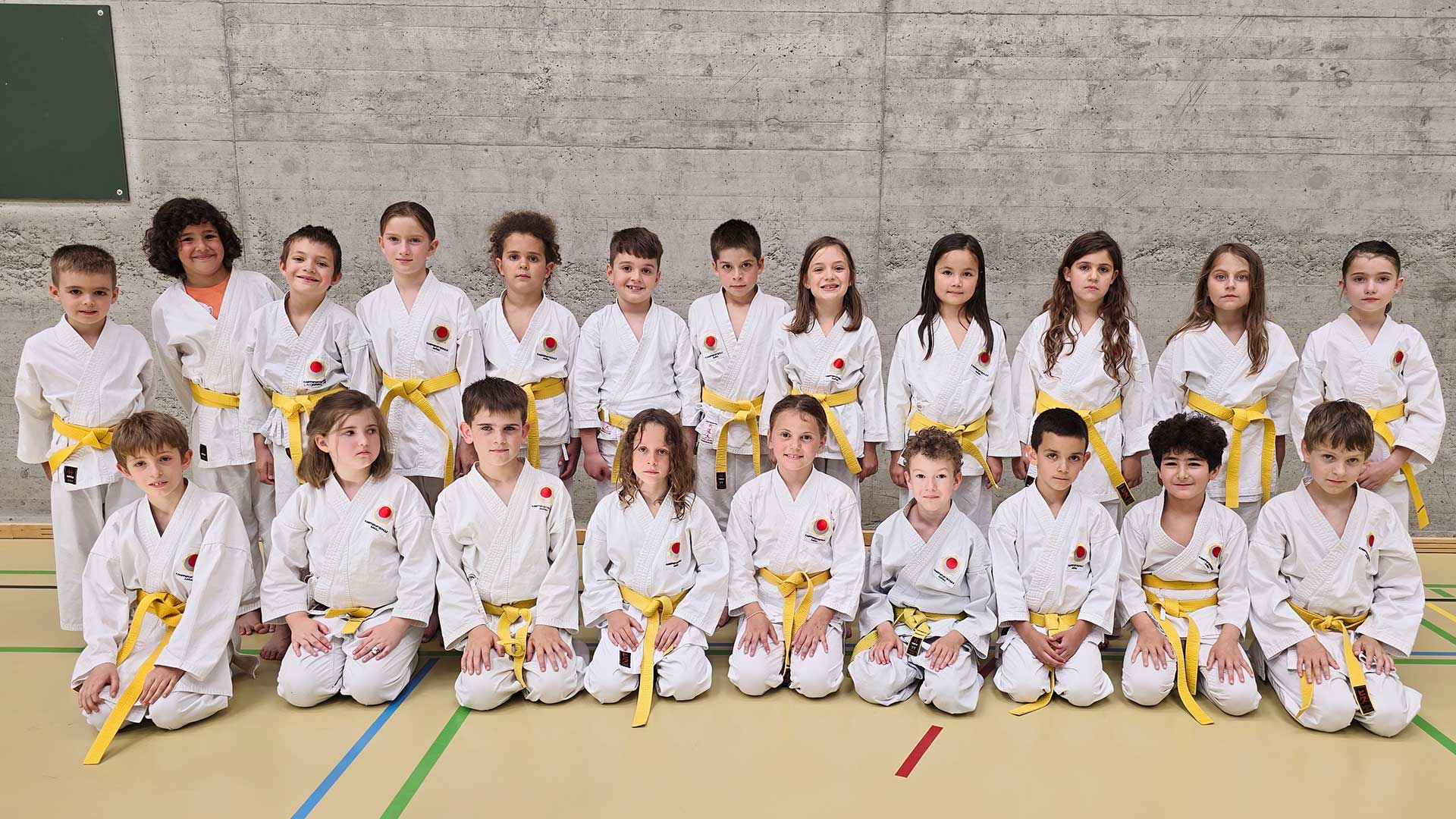 Karate Kinder Prüfung Kampfsportschule Aarau 17/19.6.2024 Gruppe 2
