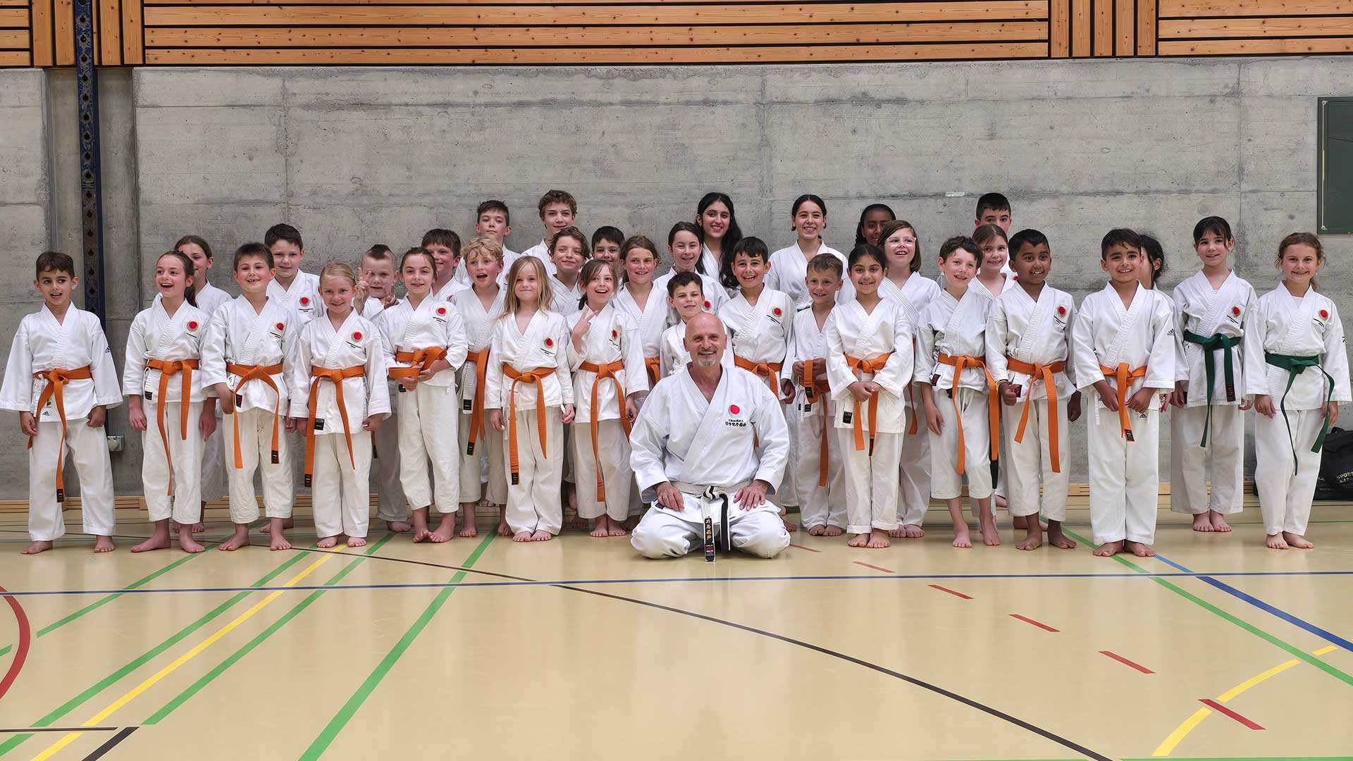 Karate Kinder Prüfung Kampfsportschule Aarau 17/19.6.2024 Gruppe 3