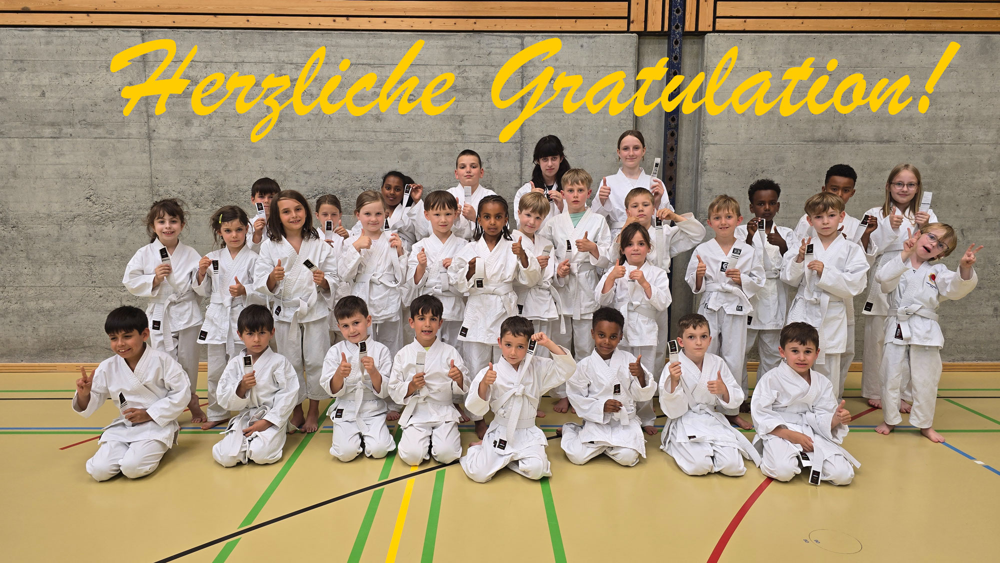 Karate Prüfungen für Kinder Kampfsportschule Aarau