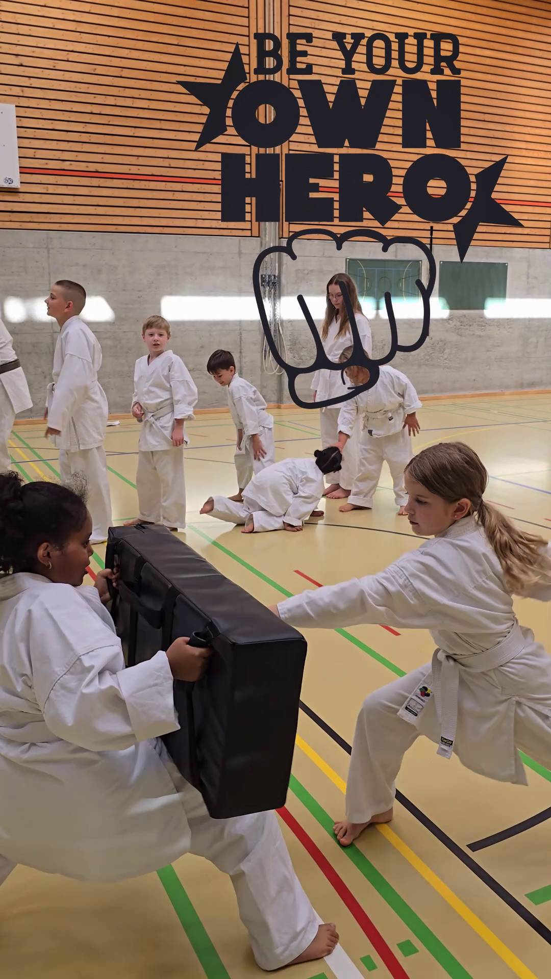 Karate Kid Yosan aus Buchs AG und Karate Kid Yuna aus Aarau