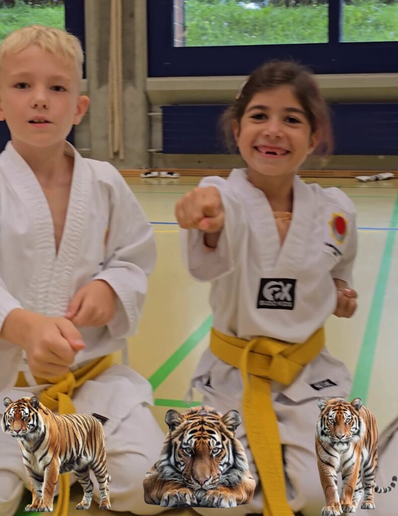 Zwei Karate Kinder aus Hirschthal und Gränichen mit vorbildlichem Karate-Einsatz.